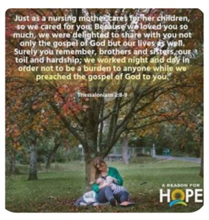 1 Thessalonians 2:8-9